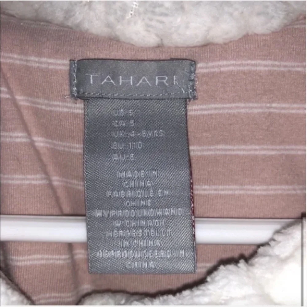 Tahari Winter Cream Faux Fur Vest